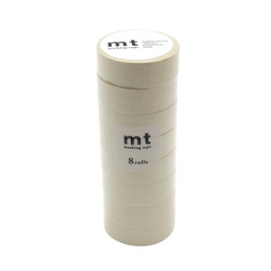 mt マスキングテープ 8P パステルアイボリー 幅15mm×7m 同色8巻パック MT08P498