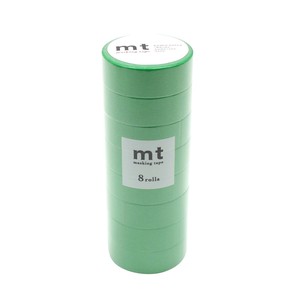 mt マスキングテープ 8P グリーン 幅15mm×7m 同色8巻パック MT08P182R
