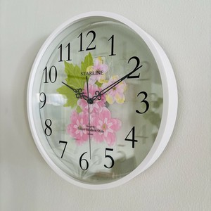 Wall Clock Pink Made in Japan Made in Japan