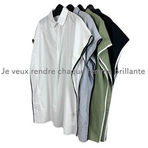 Button Shirt/Blouse Pullover Long