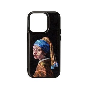 天然貝ケース for iPhone 14 Pro 真珠の耳飾りの少女 I23591i14P