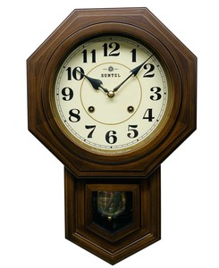 ボンボン振り子時計(アラビア文字)　QL688　八角渦ボン時計