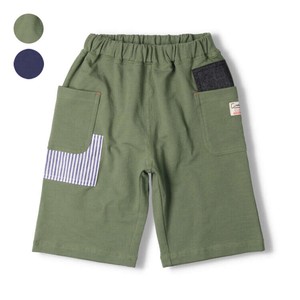 Kids' Short Pant Stretch Cut-and-sew 6/10 length