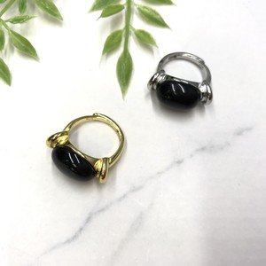 Rhinestone Ring sliver Bijoux Rings black Rhinestone