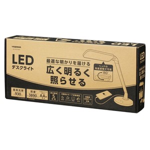 YAZAWA(ヤザワコーポレーション) 調光調色USB出力機能付きLEDデスクスタンド SDL10C01WH