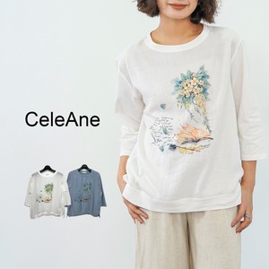 T-shirt Tops Printed Embroidered 2-colors 【2024NEW】