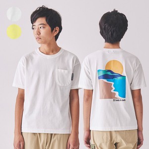Kids' Short Sleeve T-shirt Pudding Pocket Made in Japan