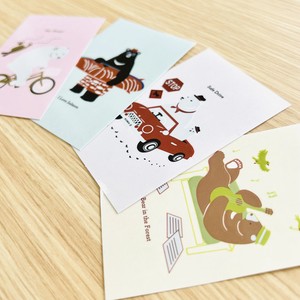 Stickers Sticker Foil Stamping Set Bear Made in Japan
