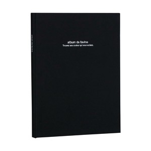 ナカバヤシ　ドゥファビネ100年アルバムブック式　A4ノビ　ブラック　アH-A4PB-181-D