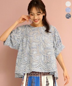 Button Shirt/Blouse Pullover All-lace Embroidered 【2024NEW】