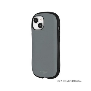 iPhone 15 耐衝撃ハイブリッドケース 「ViAMO personal」 ダークグレー LN-IM23VMPGY
