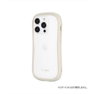 iPhone 15 Pro ハイブリッドケース 「ViAMO freely」 ミルクホワイト LN-IP23VMFWH