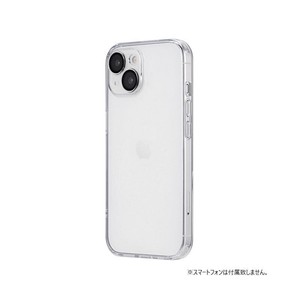iPhone 15 ハイブリッドケース「UTILO All Glass Cover」 クリア LN-IM23CAGCL