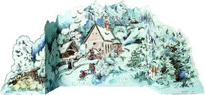 【5/6まで】立体アドベントカレンダー Winter Forest【クリスマス/受注発注商品/ドイツ製】