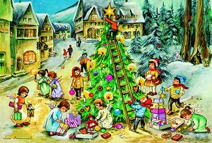 【5/6まで】アドベントカレンダー クリスマスツリーの星【クリスマス/受注発注商品/ドイツ製】
