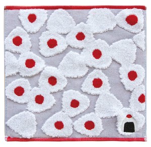 Imabari towel Gauze Handkerchief Jacquard Series Onigiri Made in Japan