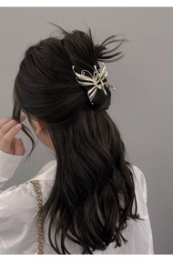 春 夏 バタフライ ミニ バンズクリップ 韓国ファッション