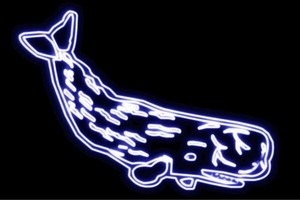 【ネオン】鯨【くじら】【クジラ】【海】【ウェール】【アニマル】【動物】【ネオンライト】【電飾】【LE