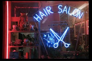 【ネオン】HAIR SALON【ヘアーサロン】【美容室】【美容院】【ヘアーカット】【はさみ】【ハサミ