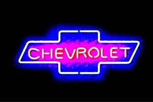 【ネオン】CHEVROLET【シボレー】【エンブレム】【クラシックカー】【クルマ】【車】【カー】【カ
