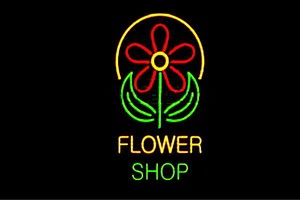 【ネオン】FLOWER SHOP【フラワーショップ】【フラワー】【花】【お花】【はな】【ネオンライト