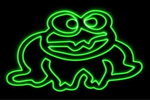 【ネオン】カエル全身【2】【蛙】【かえる】【カエル】【フロッグ】【Frog】【動物】【アニマル】【ネ