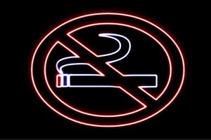 【ネオン】禁煙【きんえん】【No smoking】【ノースモーキング】【マーク】【タバコ】【煙草】【