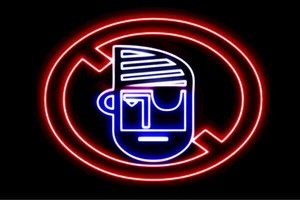 【ネオン】禁止【注意】【きんし】【マーク】【標識】【ちゅうい】【アイコン】【イラスト】【ネオンライト
