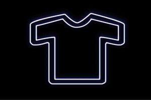 【ネオン】Tシャツ【シャツ】【ふく】【服】【衣類】【アパレル】【アイコン】【イラスト】【ネオンライト