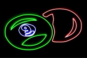 【ネオン】ビリヤード【Billiards】【球】【ボール】【スポーツ】【アイコン】【イラスト】【ネオ