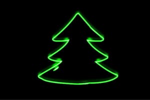 【ネオン】ツリー【30】【tree】【木】【き】【森】【植物】【クリスマス】【アイコン】【ネオンライ