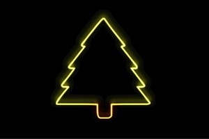 【ネオン】ツリー【34】【tree】【木】【き】【森】【植物】【クリスマス】【アイコン】【ネオンライ