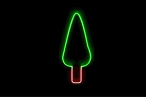 【ネオン】ツリー【36】【tree】【木】【き】【森】【植物】【クリスマス】【アイコン】【ネオンライ