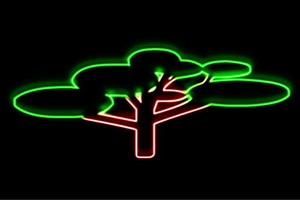 【ネオン】松の木【6】【松】【ツリー】【tree】【木】【き】【盆栽】【植物】【庭】【ネオンライト】