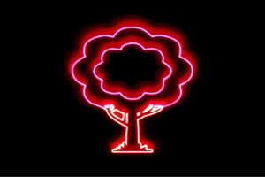 【ネオン】ツリー【48】【tree】【木】【き】【森】【植物】【クリスマス】【アイコン】【ネオンライ