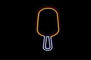 【ネオン】アイスクリーム【15】【アイスキャンディー】【ICE CREAM】【アイス】【アイコン】【