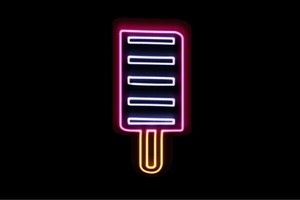 【ネオン】アイスクリーム【17】【アイスキャンディー】【ICE CREAM】【アイス】【アイコン】【