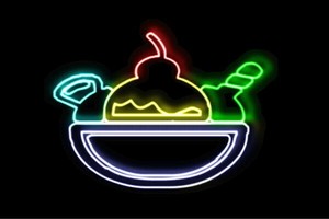【ネオン】パフェ【5】【アイスクリーム】【ICE CREAM】【アイス】【アイコン】【デザート】【ネ
