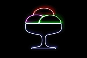 【ネオン】アイスクリーム【23】【ソフトクリーム】【ICE CREAM】【アイス】【アイコン】【ネオ