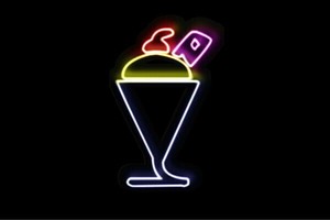 【ネオン】パフェ【6】【アイスクリーム】【ICE CREAM】【アイス】【アイコン】【デザート】【ネ