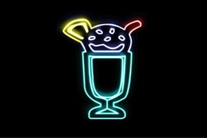 【ネオン】パフェ【10】【アイスクリーム】【ICE CREAM】【アイス】【アイコン】【デザート】【