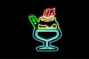 【ネオン】パフェ【11】【アイスクリーム】【ICE CREAM】【アイス】【アイコン】【デザート】【