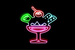 【ネオン】パフェ【12】【アイスクリーム】【ICE CREAM】【アイス】【アイコン】【デザート】【