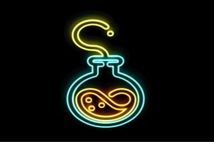 【ネオン】フラスコ【実験】【科学】【Science】【サイエンス】【理科】【実験道具】【ネオンライト