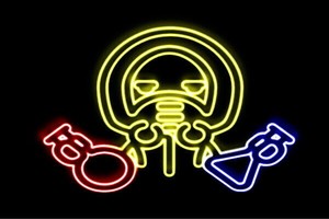 【ネオン】科学実験【フラスコ】【ビーカー】【三角フラスコ】【実験】【科学】【サイエンス】【理科】【実