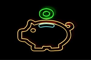 【ネオン】豚の貯金箱【豚】【ぶた】【貯金箱】【貯金】【バンク】【動物】【アニマル】【アイコン】【ネオ