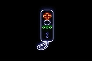 【ネオン】コントローラー【6】【ゲーム】【げーむ】【テレビゲーム】【GAME】【アイコン】【ネオンラ