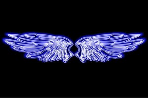 【ネオン】ウイング【羽】【翼】【はね】【つばさ】【WING】【フェザー】【天使】【ネオンライト】【電