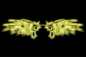 【ネオン】ウイング【22】【羽】【翼】【はね】【つばさ】【WING】【フェザー】【天使】【ネオンライ