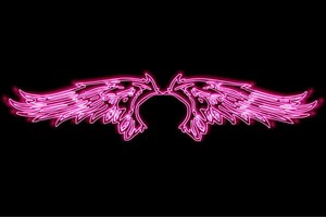 【ネオン】ウイング【27】【羽】【翼】【はね】【つばさ】【WING】【フェザー】【天使】【ネオンライ